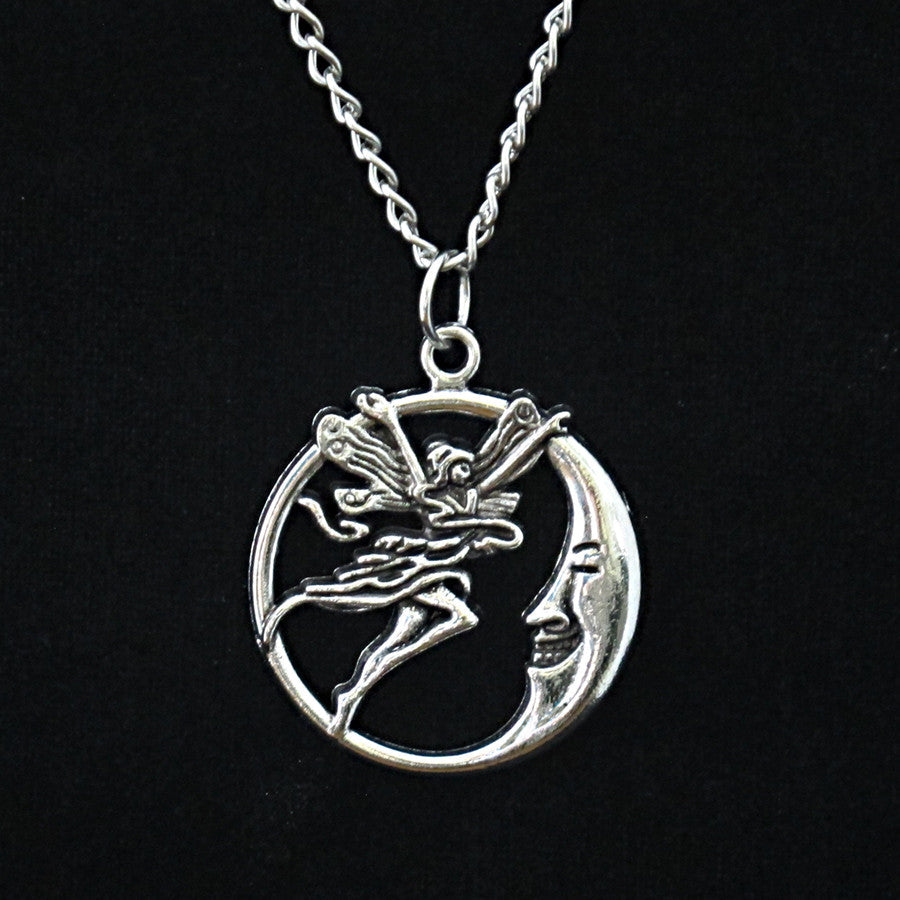 Fairy Moon Pendant | Pendant | Wiccan Center