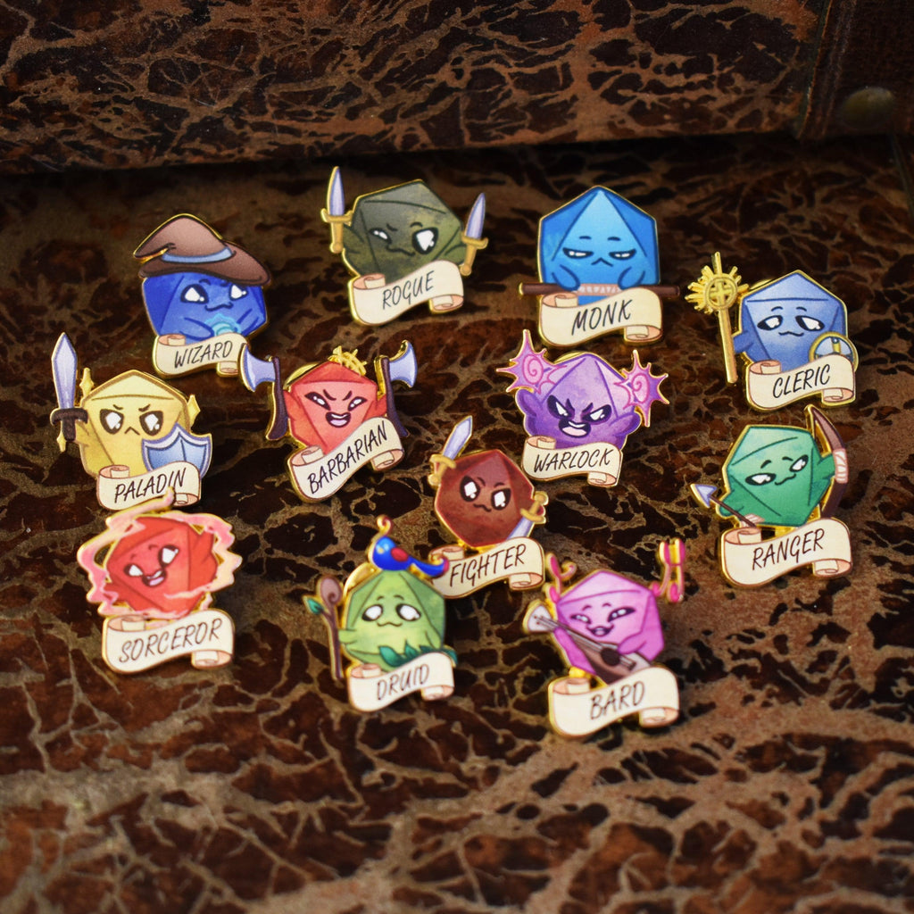 Monk Class Pin