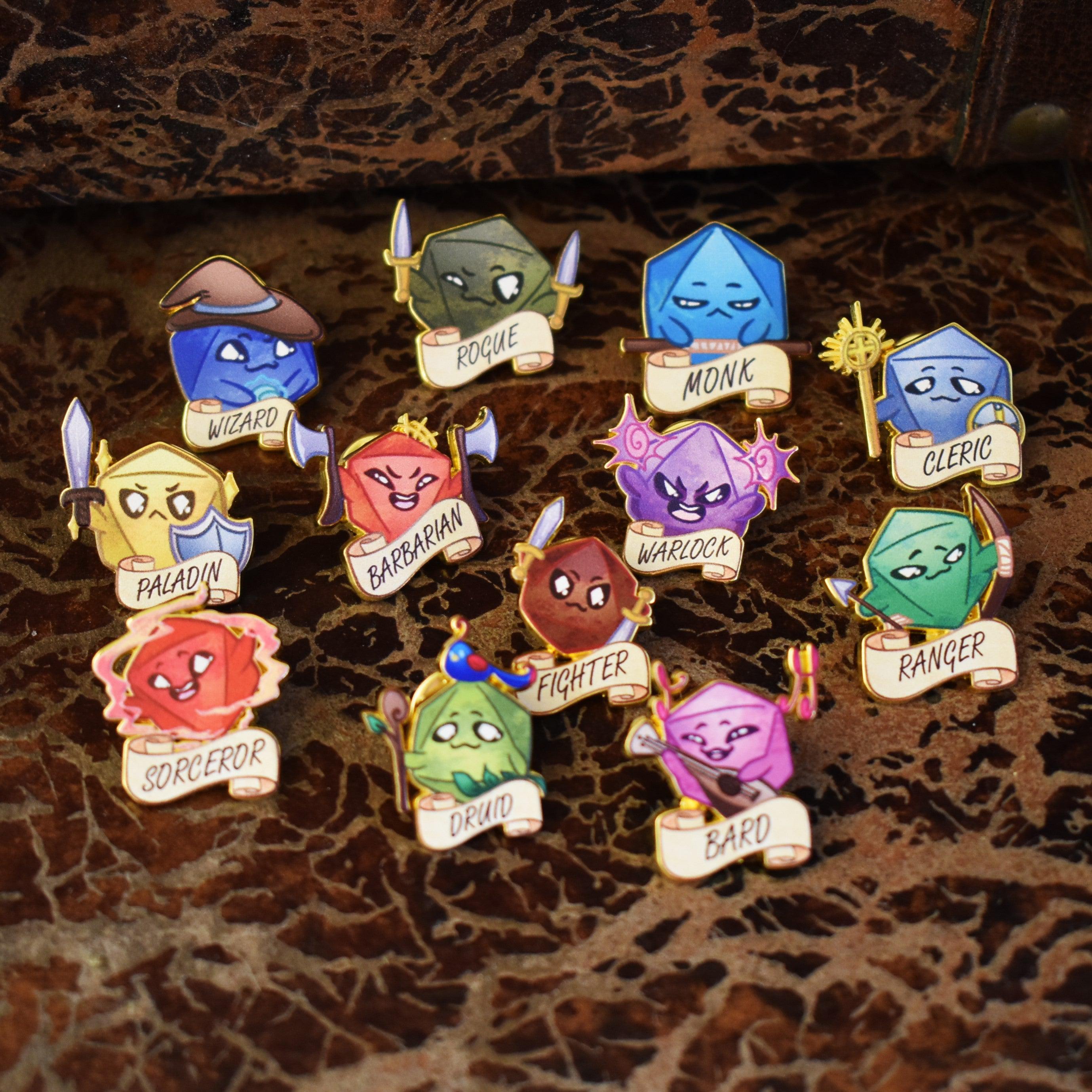 Monk Class Pin