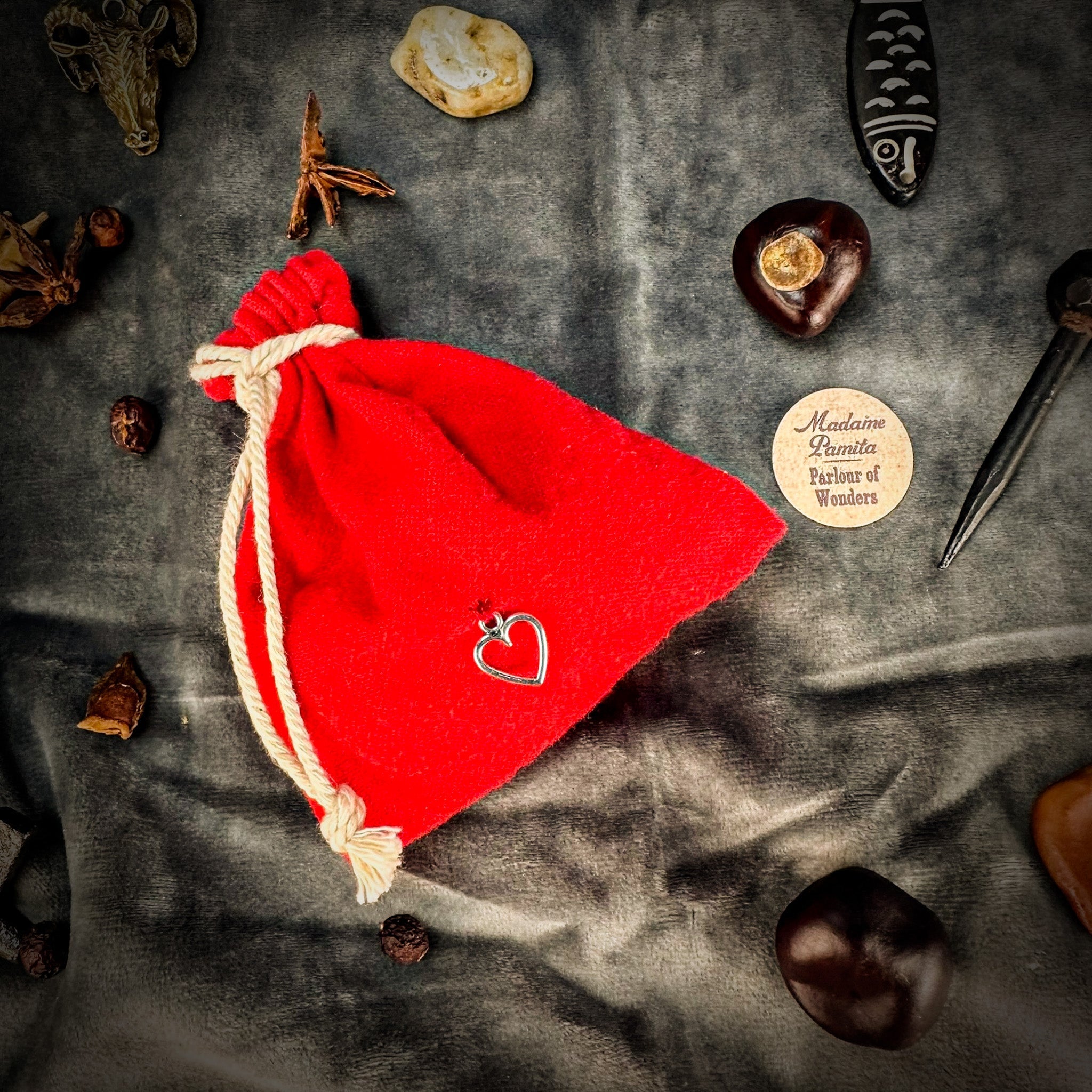 Fire of Desire Mojo Bag Kit - Regular Strength | Mojo Bag | Wiccan Center