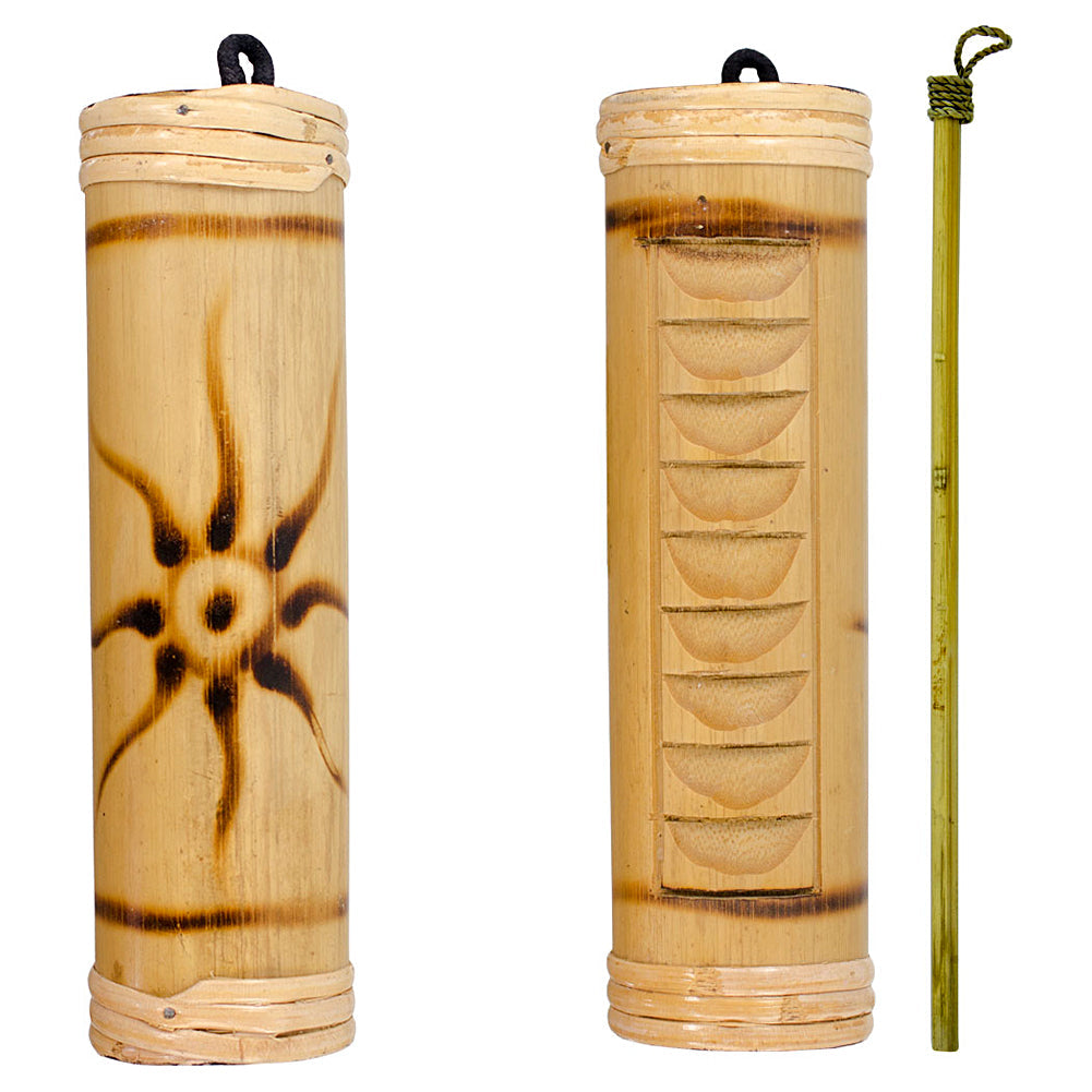 Small Fire Burned Rainstick - Sun | Rainstick | Wiccan Center