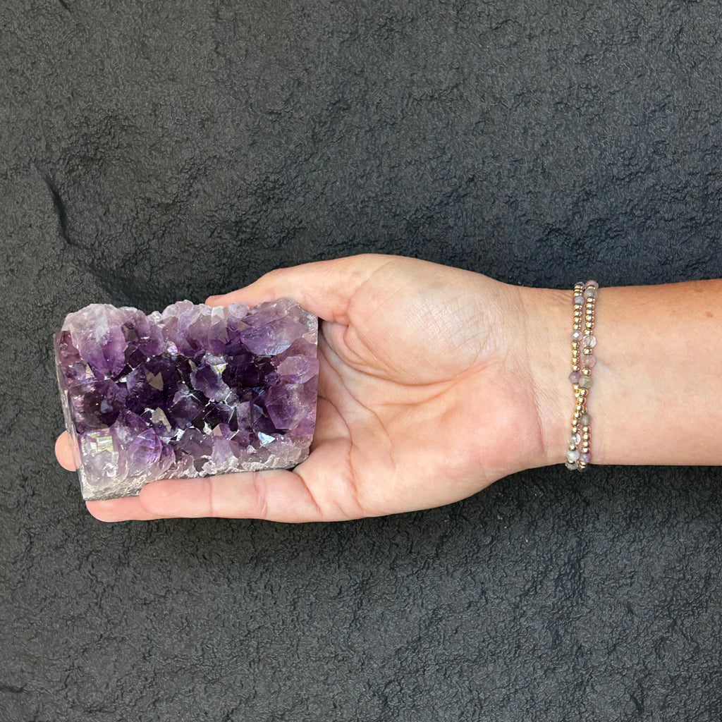 Flat amethyst, Unique raw crystal cluster | Amethyst Geodes | Wiccan Center