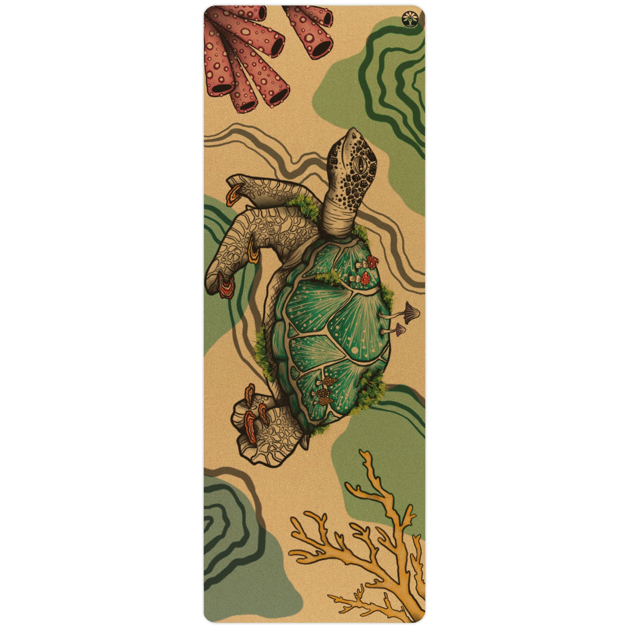 Float On Aura Cork Yoga Mat | Yoga & Pilates Mats | Wiccan Center
