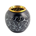 Floral Carved Screen Charcoal Burner | Incense Burner | Wiccan Center