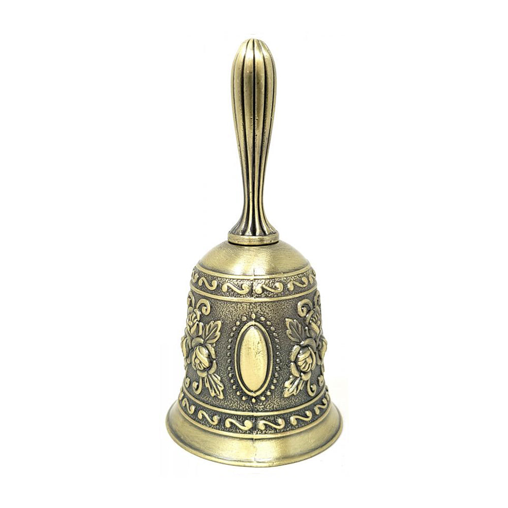 Floral Design Altar Bell - Bronze 4.5" | Altar Bell | Wiccan Center