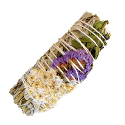 Floral Sage Smudge Stick 3-4" | smudge sticks | Wiccan Center