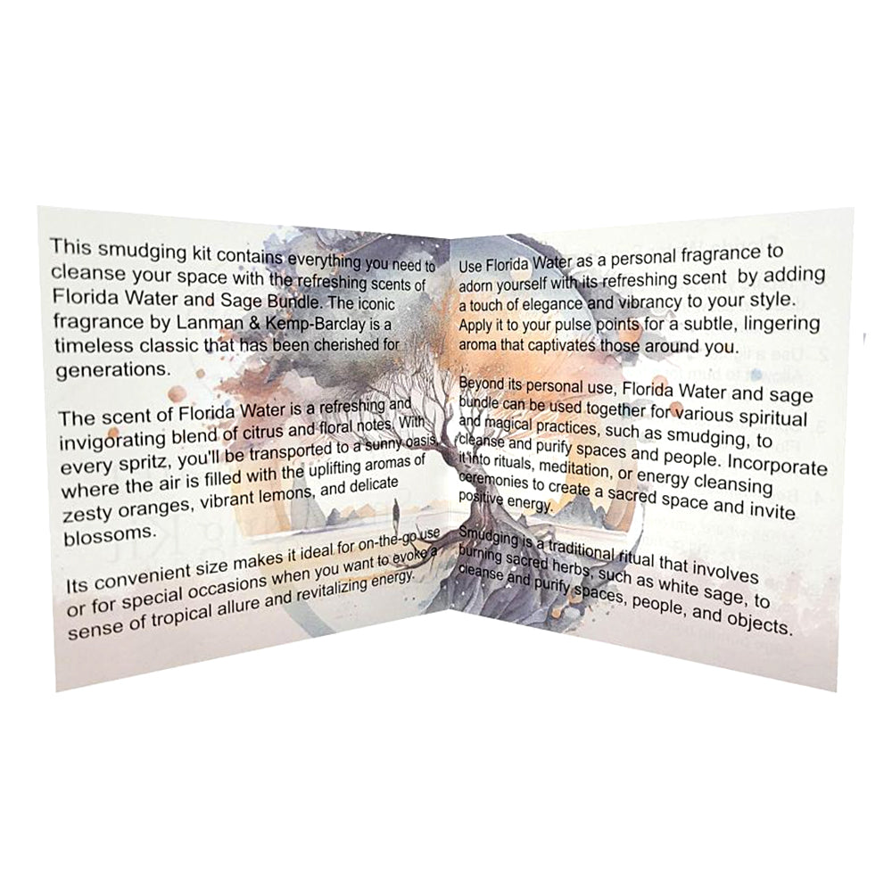 Florida Water Smudging Kit | Florida Water Smudging Kit | Wiccan Center