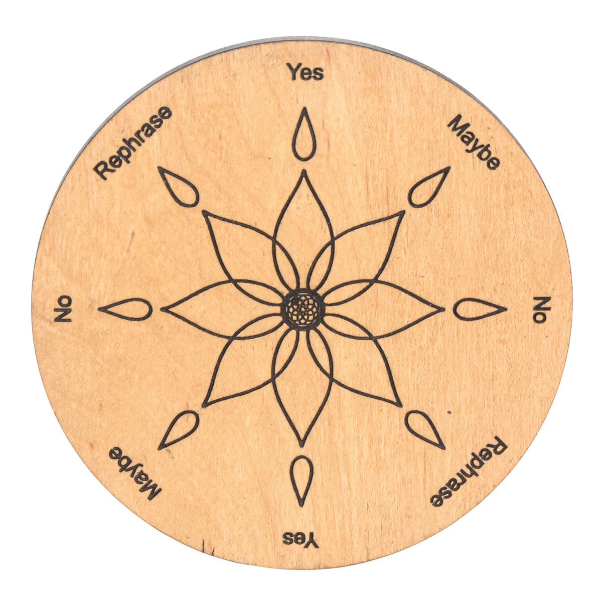 Wooden Flower Pendulum Board