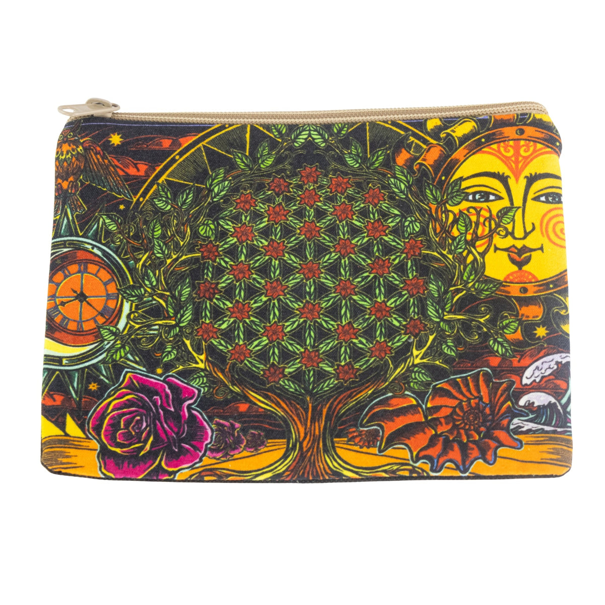 Flower of Life Cosmetic Bag