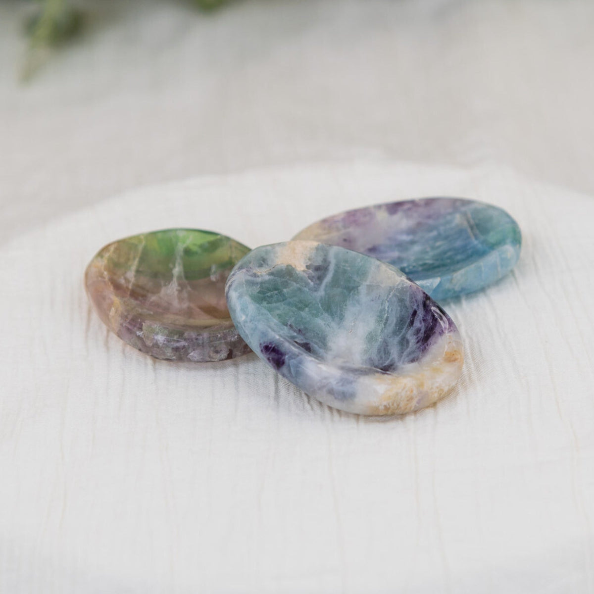 Fluorite Worry Stone | Crystals | Wiccan Center