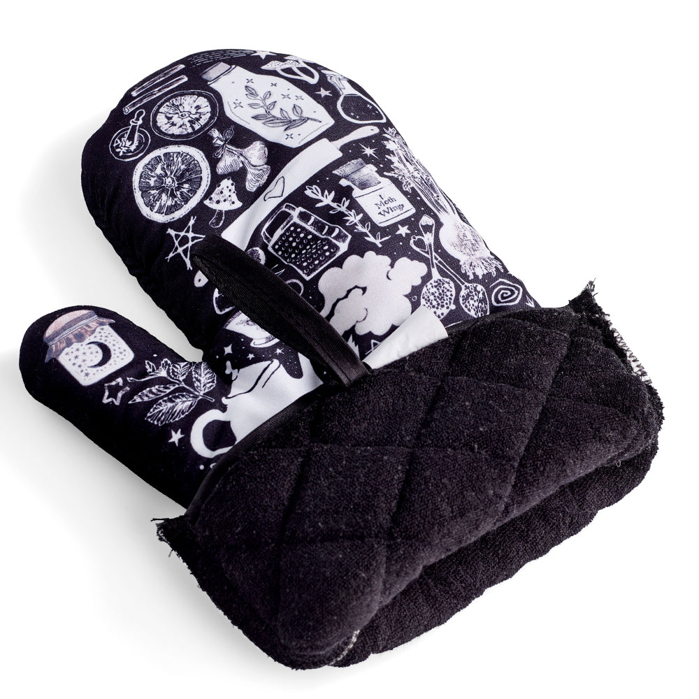 Kitchen Witch Oven Mitt Set | Kitchen | Wiccan Center