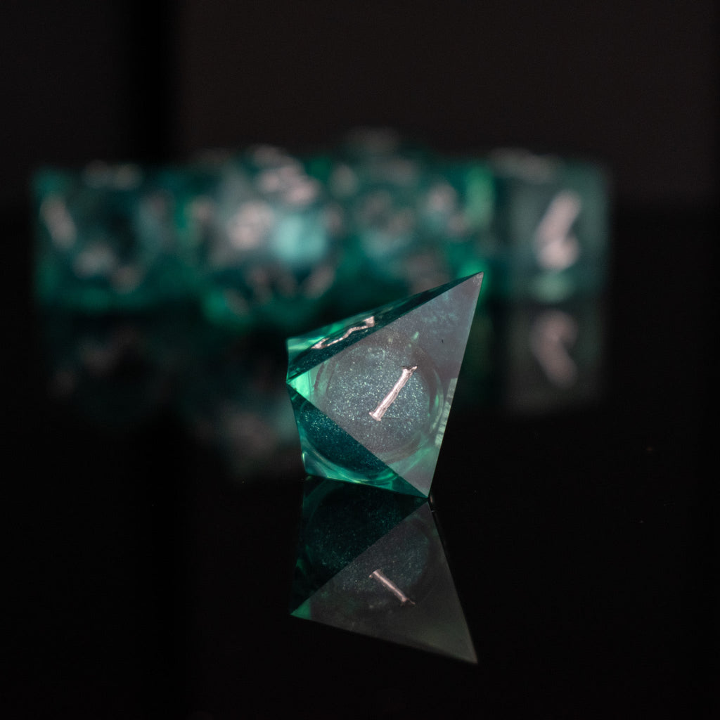 Forbidden Lake Liquid Core Dice Set | Liquid Core | Wiccan Center
