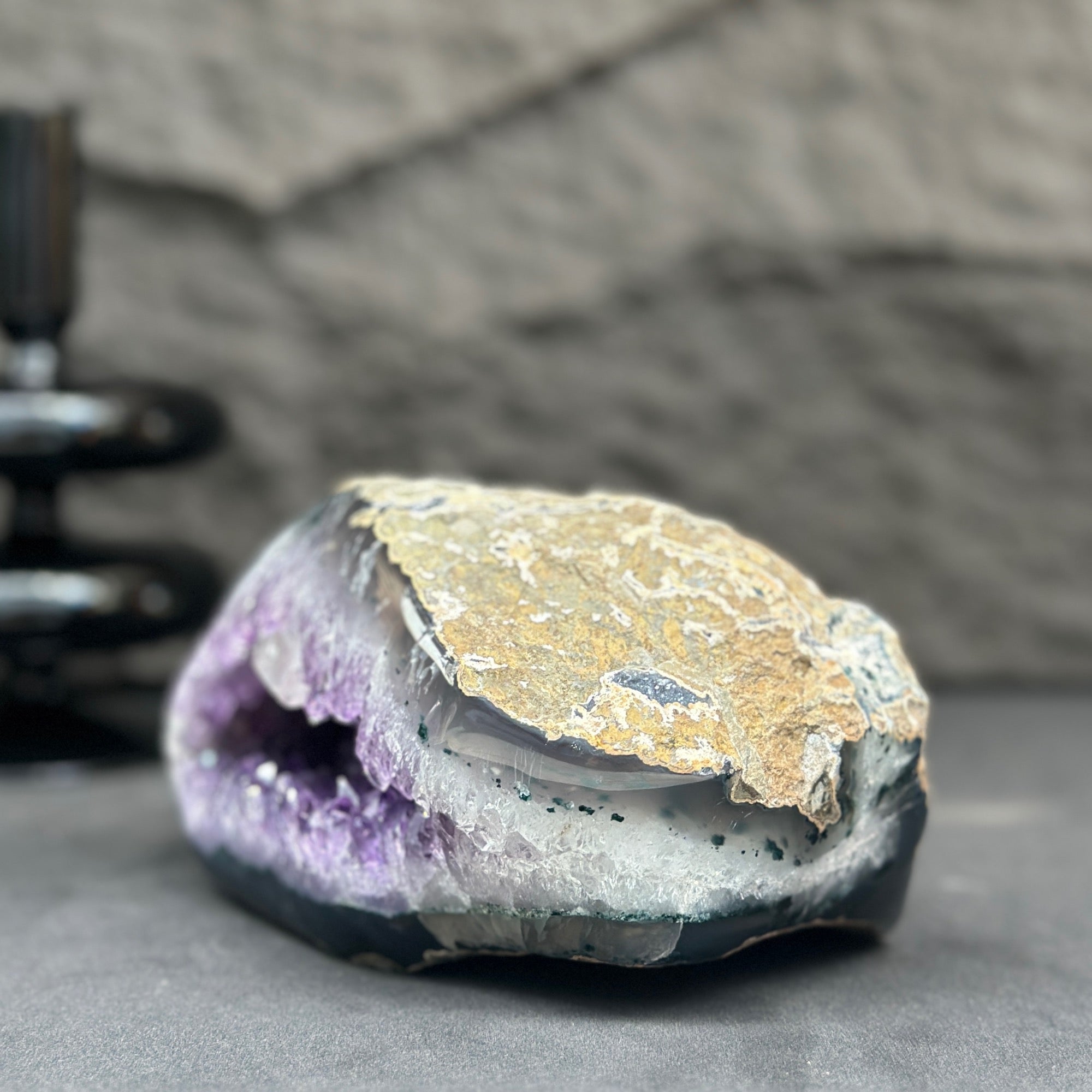 Uruguayan Amethyst & Agate Crystal Geode | Amethyst Geodes | Wiccan Center