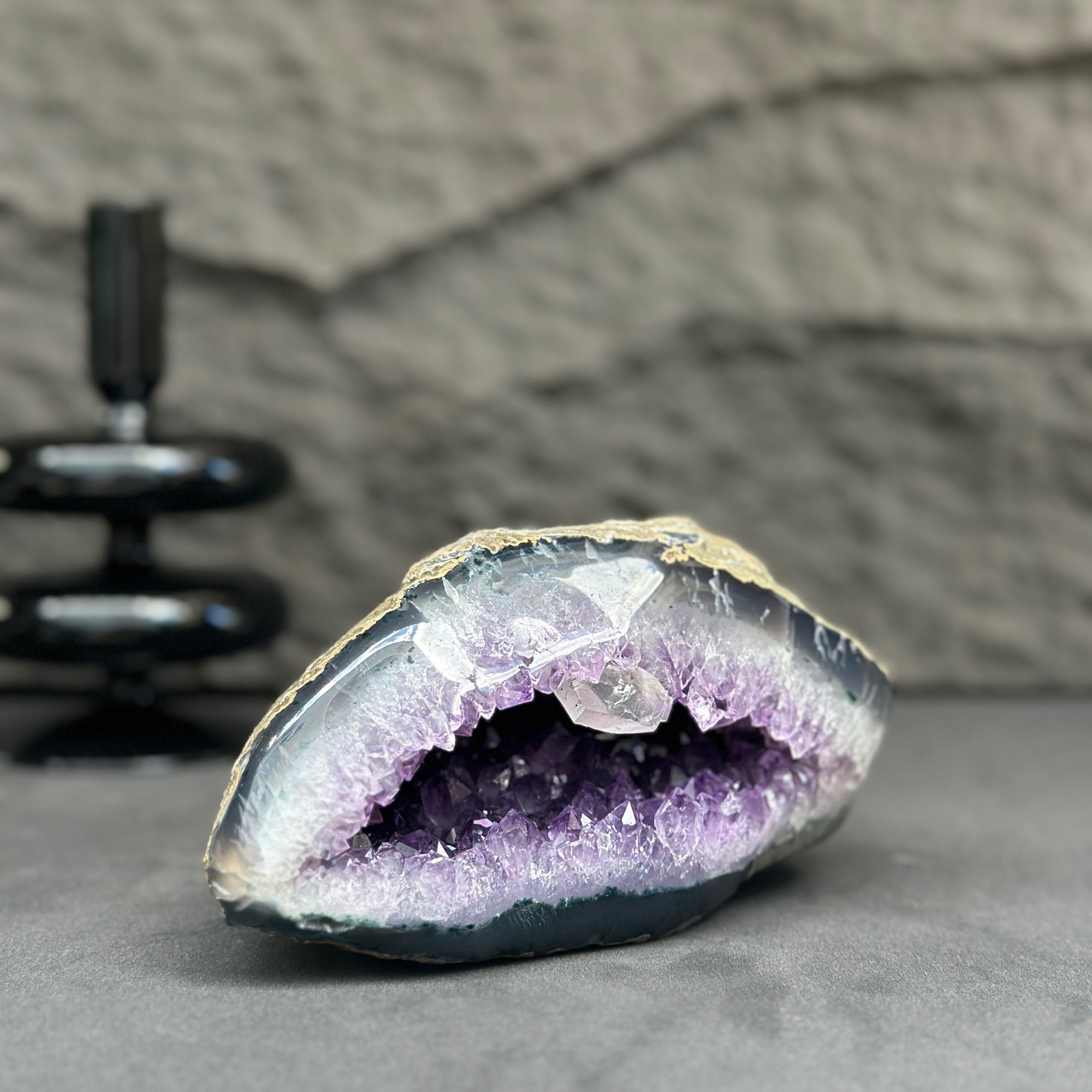 Uruguayan Amethyst & Agate Crystal Geode | Amethyst Geodes | Wiccan Center