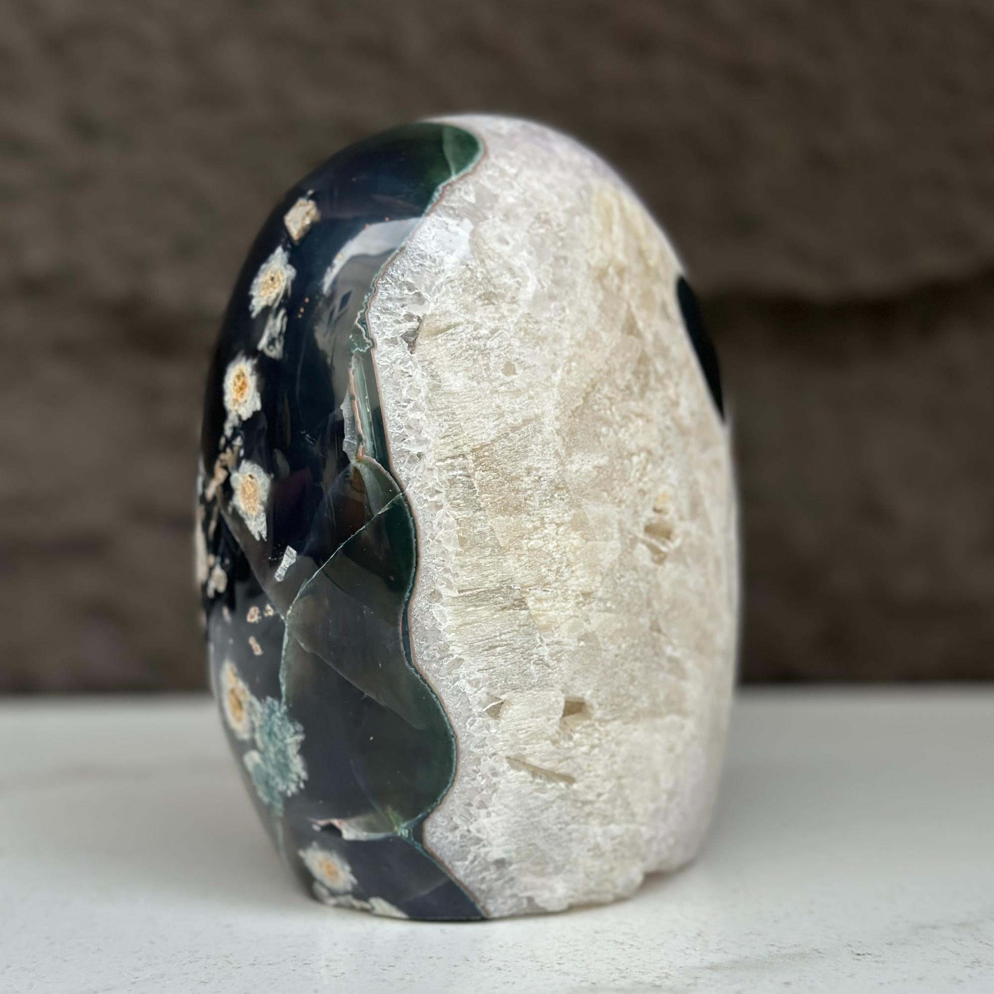 Large Uruguayan Quartz Geode Egg | Rocks & Fossils | Wiccan Center