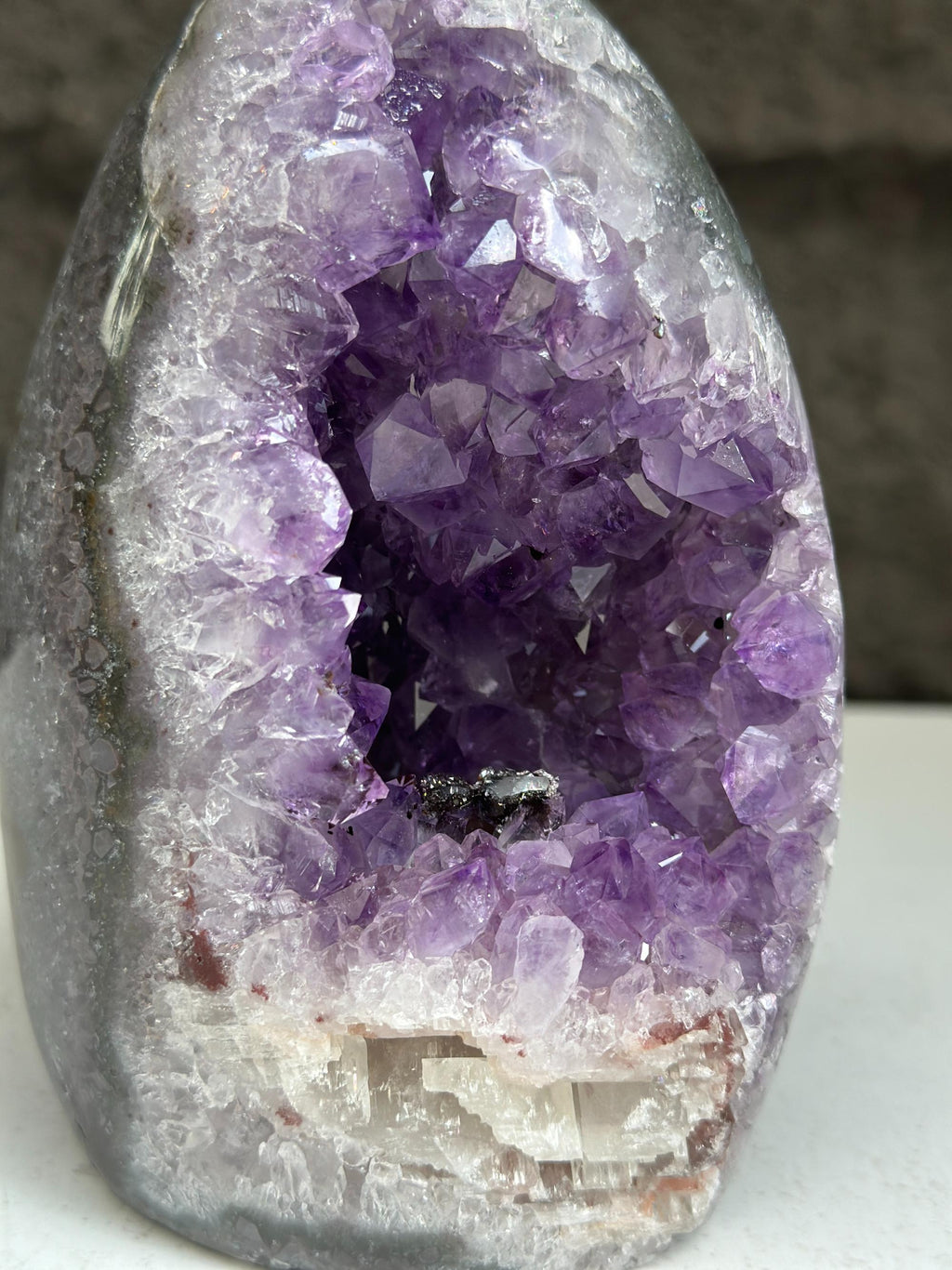 Natural Quartz Amethyst Geode Egg | | Wiccan Center