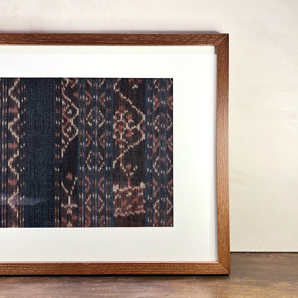 Framed Vintage Ikat IV