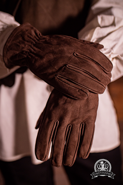 Leather Gloves Sascha Brown | Artikel | Wiccan Center