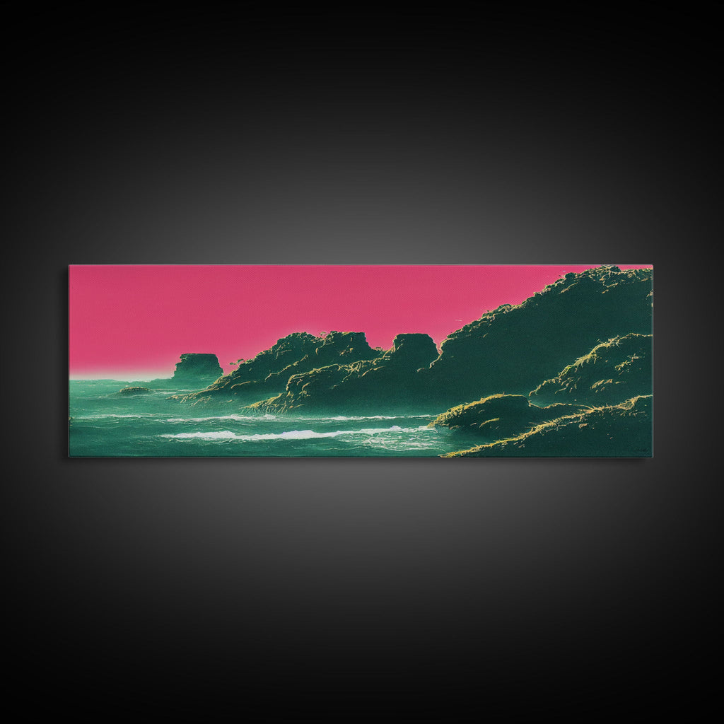 large ocean sunset painting on canvas big ocean canvas print large wall art colorful cloud painting abstract sea beach painting | | Wiccan Center
