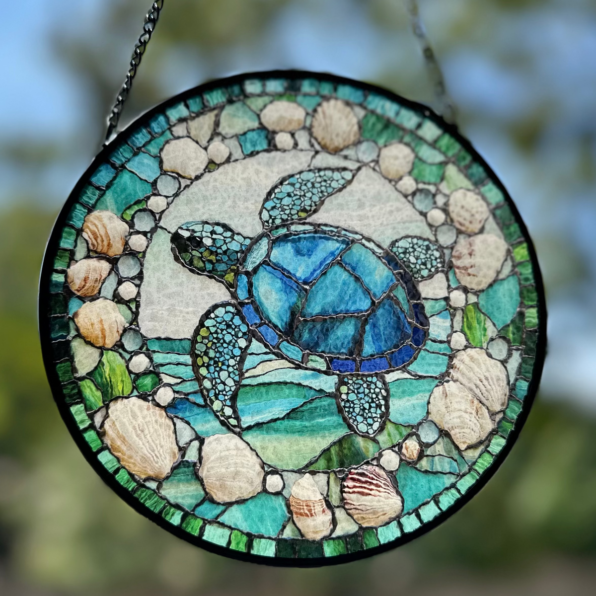 Coastal Sea Turtle Suncatcher | Gifts | Wiccan Center