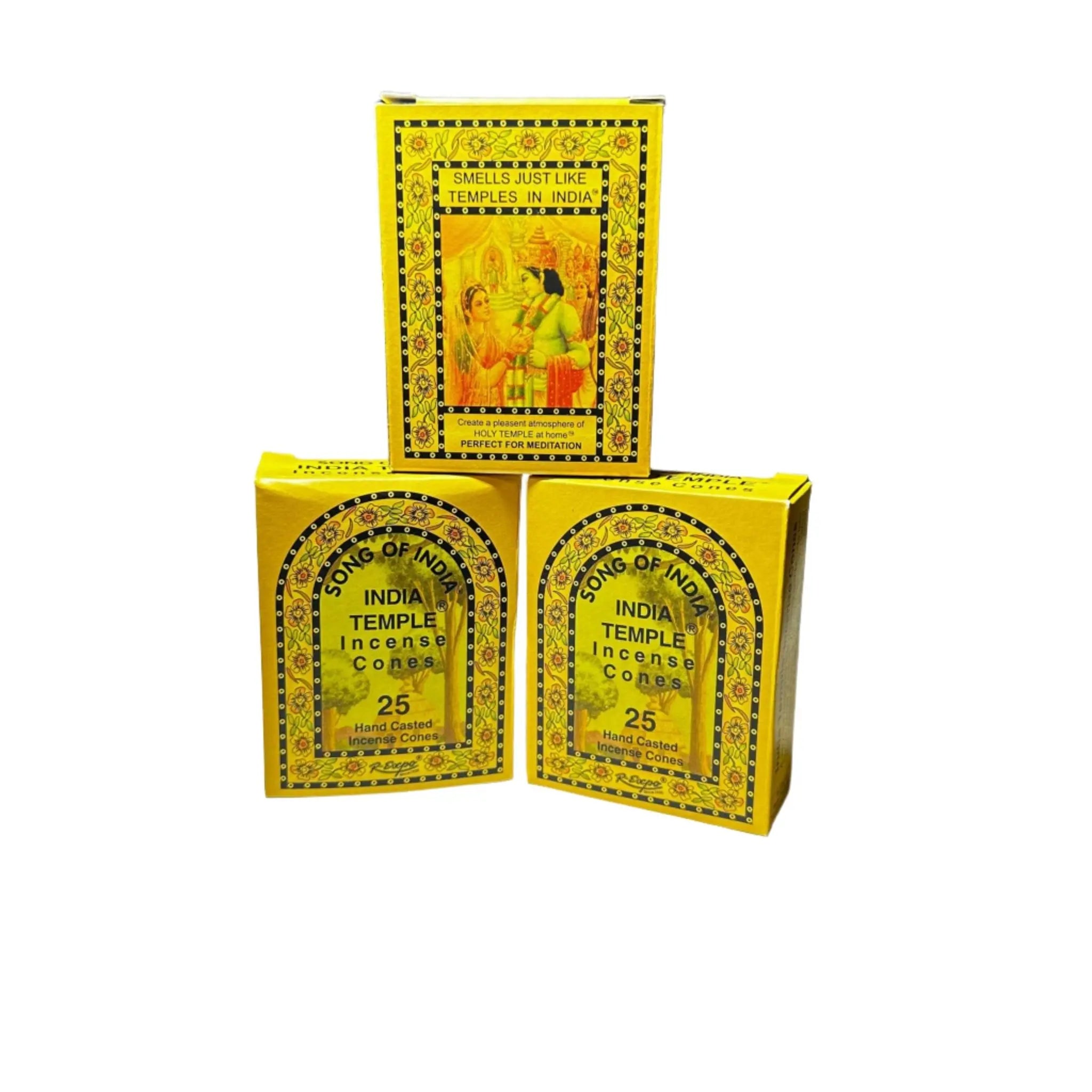 Song of India Temple Incense Cones | Incense Cones | Wiccan Center