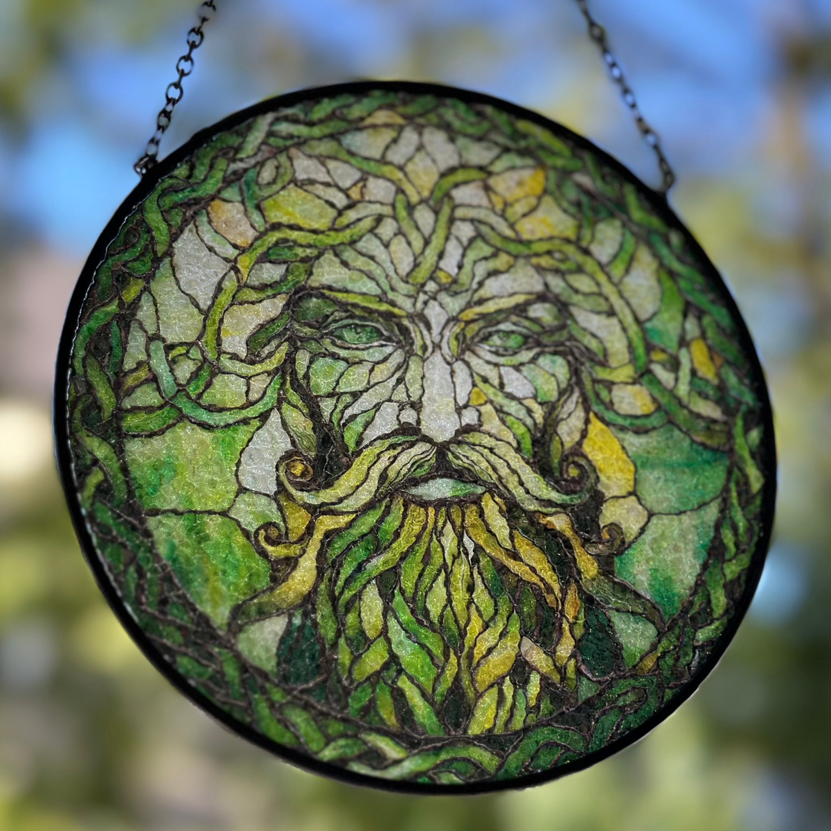Green Man Suncatcher | Gifts | Wiccan Center