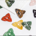 Carved Crystal Triquetra