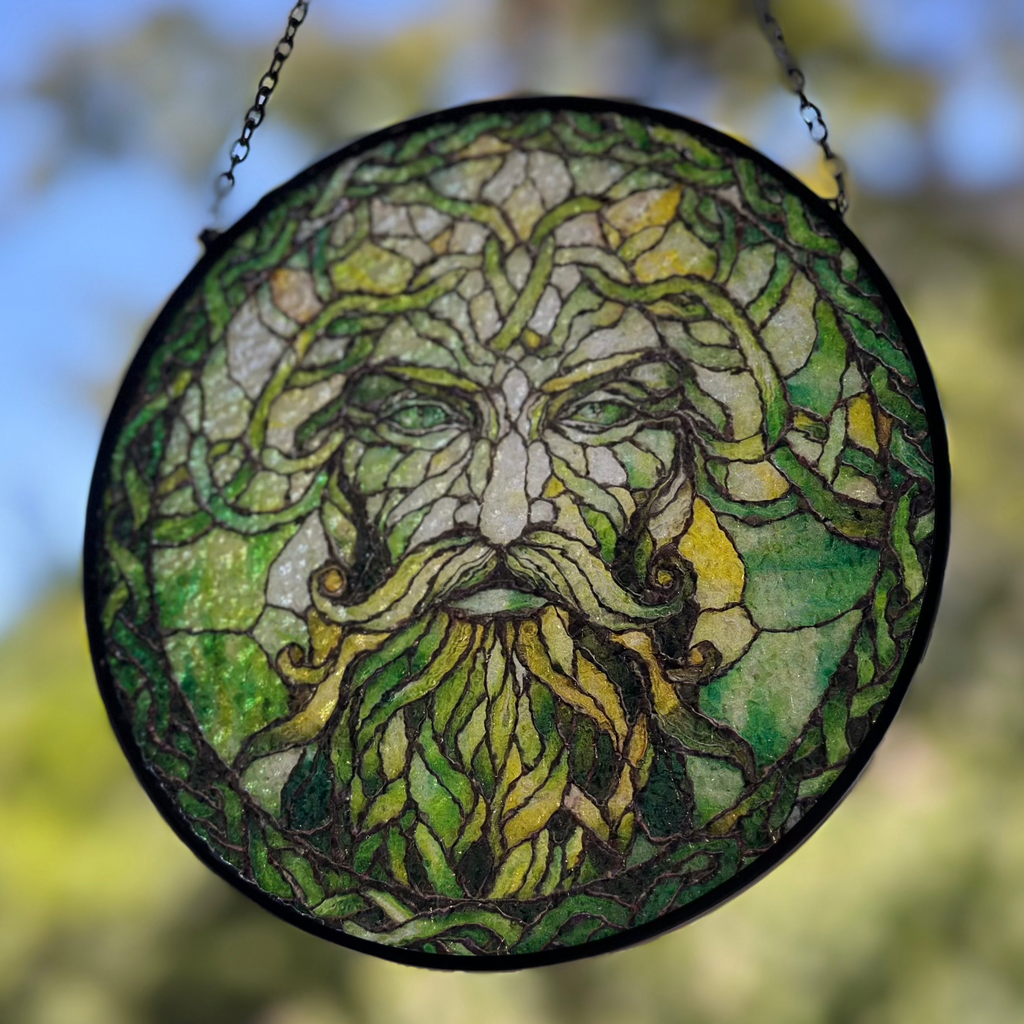 Green Man Suncatcher | Gifts | Wiccan Center