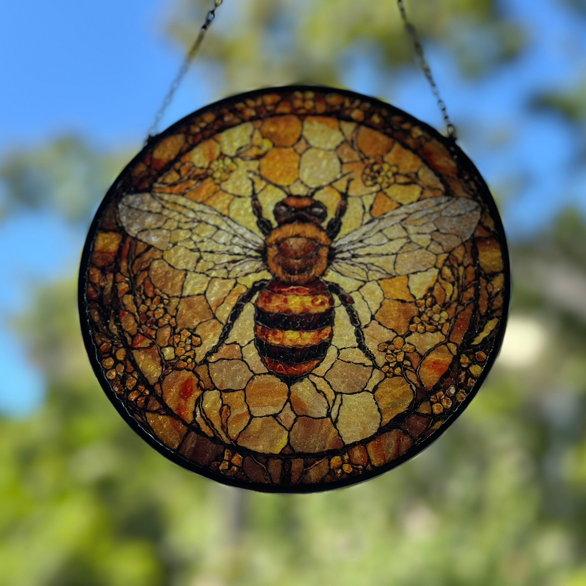 Golden Bee Suncatcher | Gifts | Wiccan Center