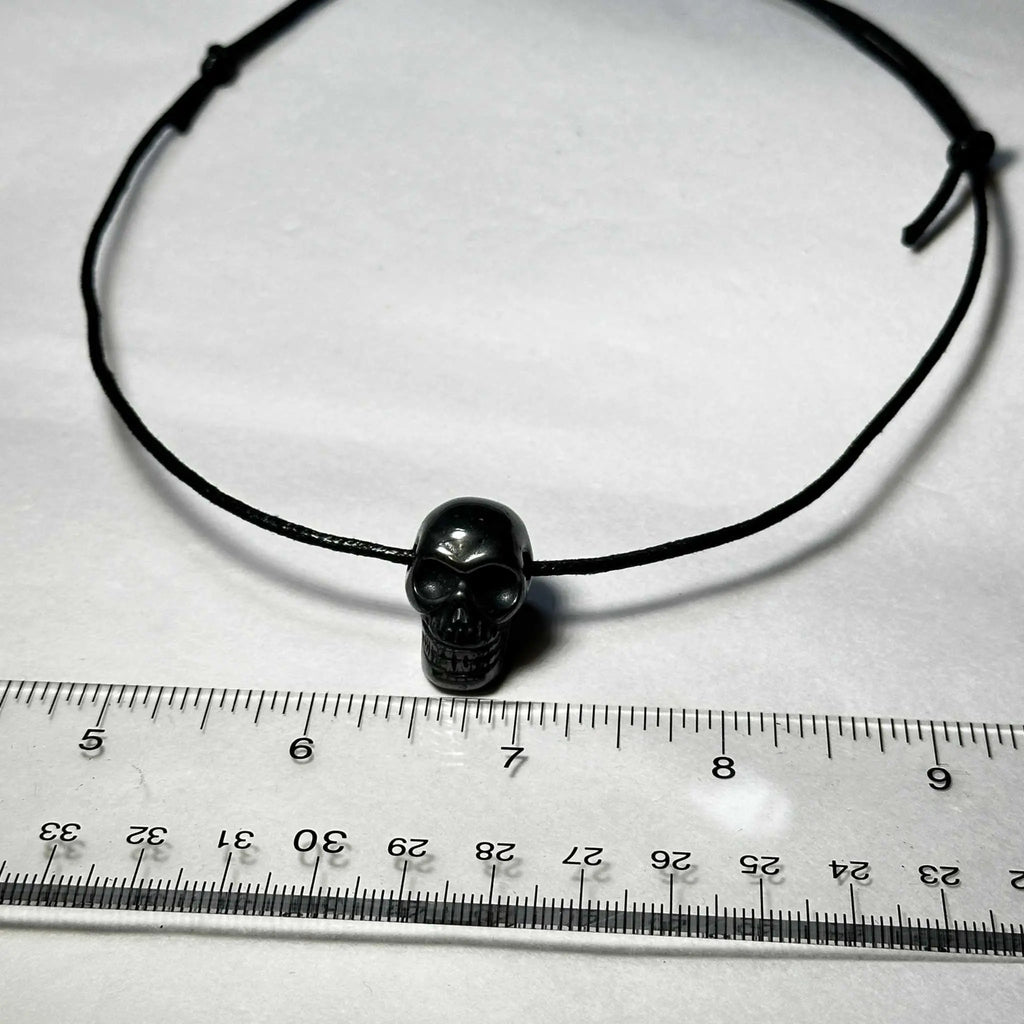 Hematite Skull Necklace | Chains and Necklaces | Wiccan Center