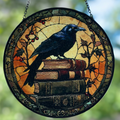Autumn Raven Suncatcher | Gifts | Wiccan Center