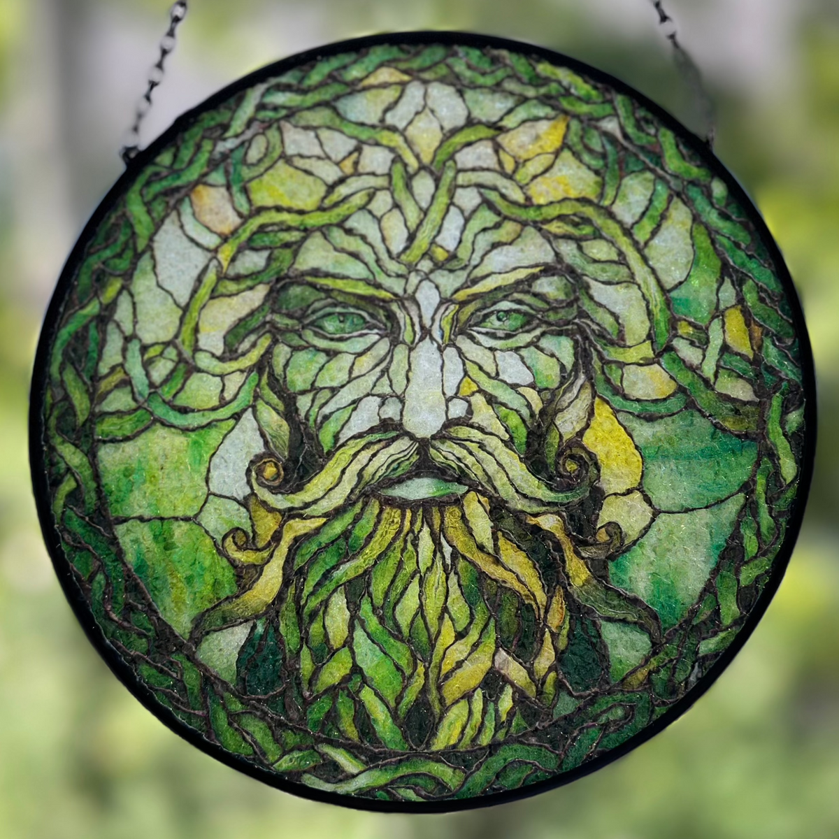 Green Man Suncatcher | Gifts | Wiccan Center