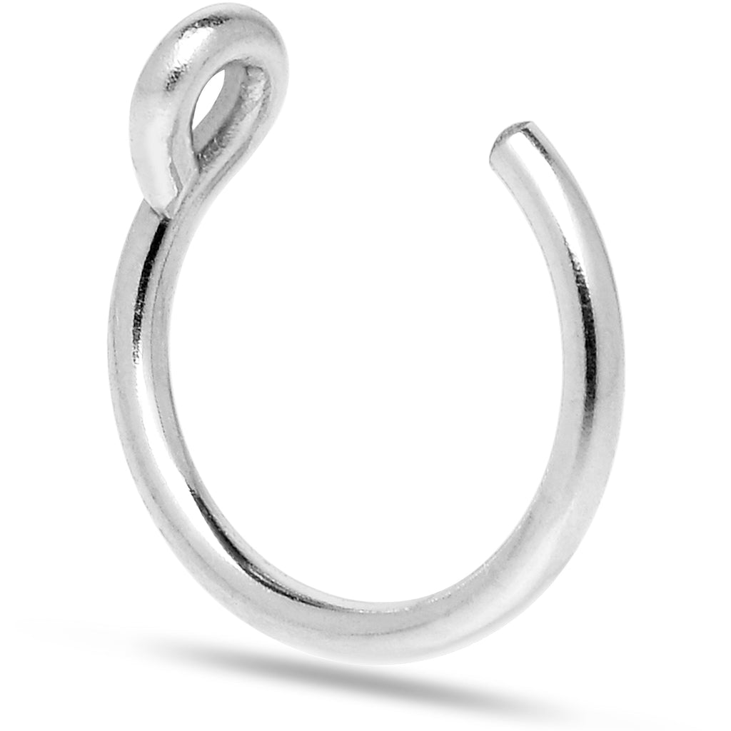 3 Pack 14k Gold Filled and 925 Silver Fake Nose Rings | NOSE HOOP | Wiccan Center