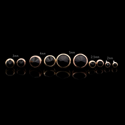 Valen - 14kt Gold Threadless End | Body Jewelry | Wiccan Center