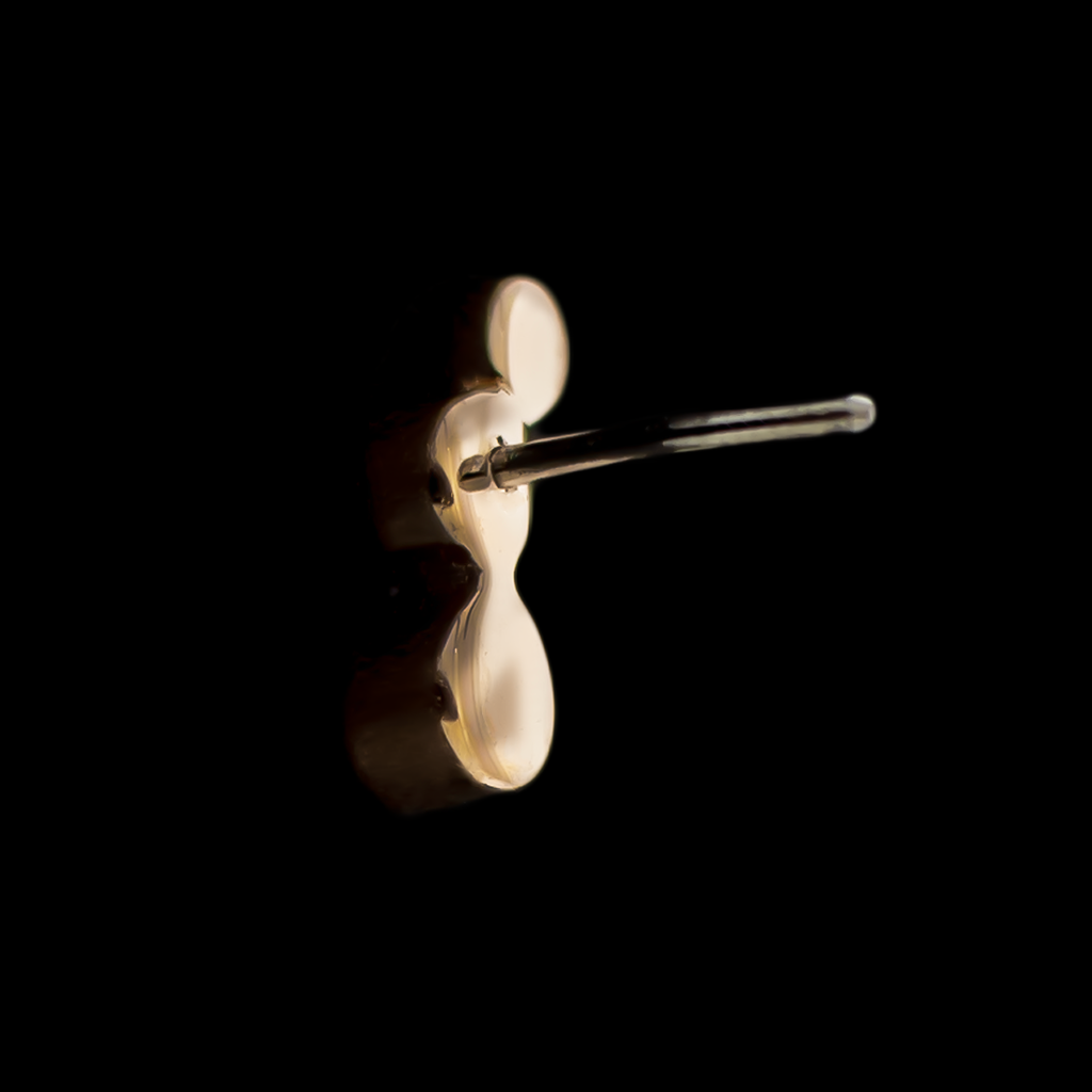 TrioLume - 14KT Gold Threadless End | Threadless End | Wiccan Center