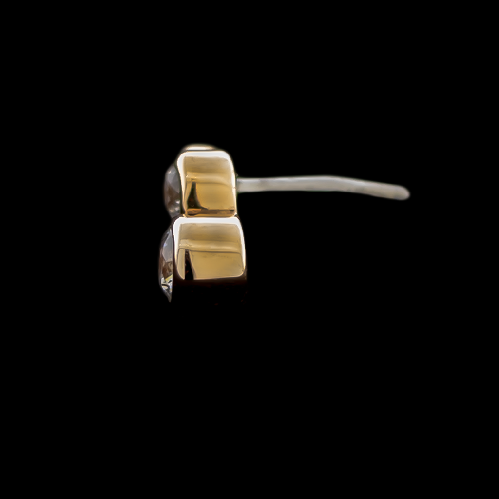 TrioLume - 14KT Gold Threadless End | Threadless End | Wiccan Center