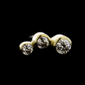 TrioLume - 14KT Gold Threadless End | Threadless End | Wiccan Center