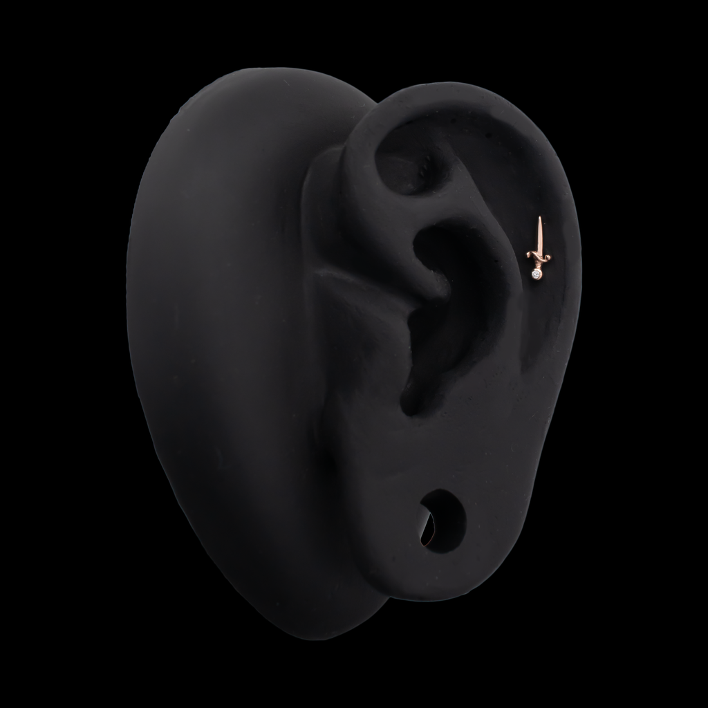 Legacy - 14kt Gold Threadless End | Body Jewelry | Wiccan Center