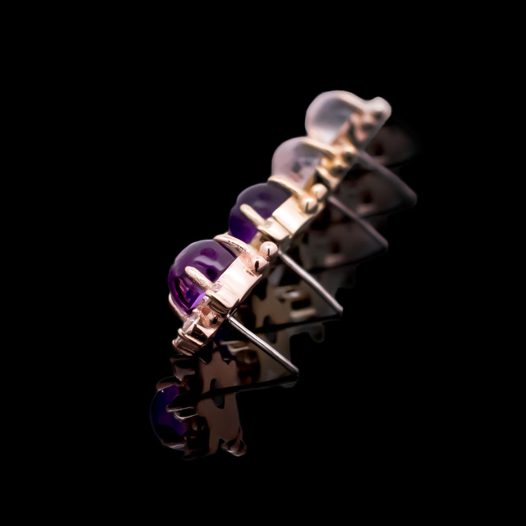 Lunara - 14kt Gold Threadless End | Body Jewelry | Wiccan Center