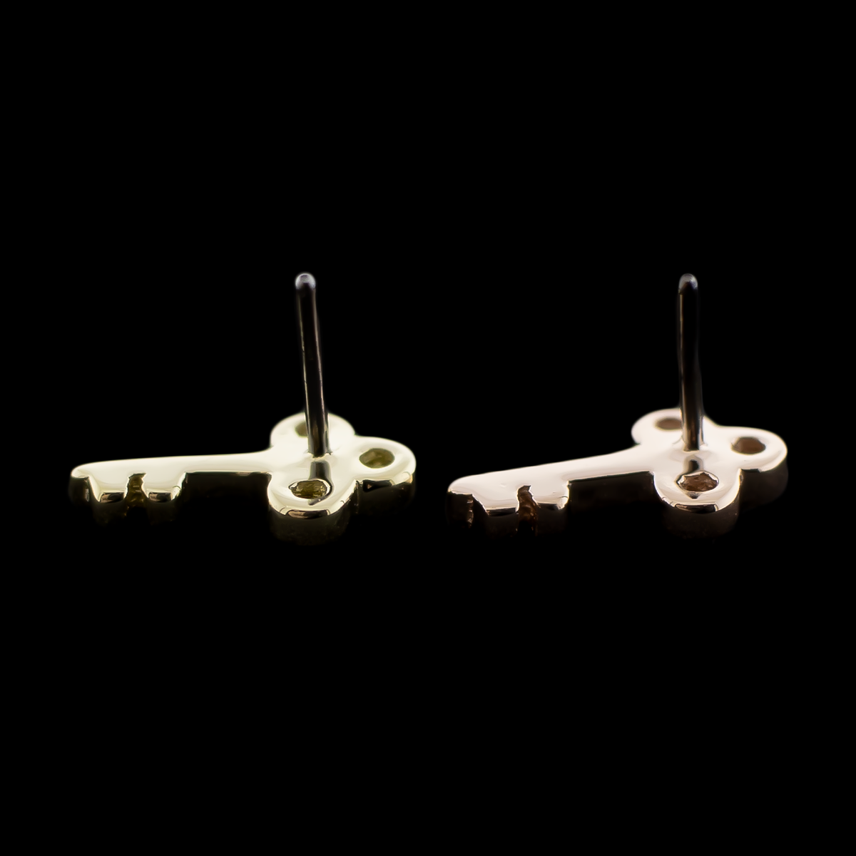 Keyluxe 14KT Gold Threadless End | Vintage Key Design | Threadless End | Wiccan Center