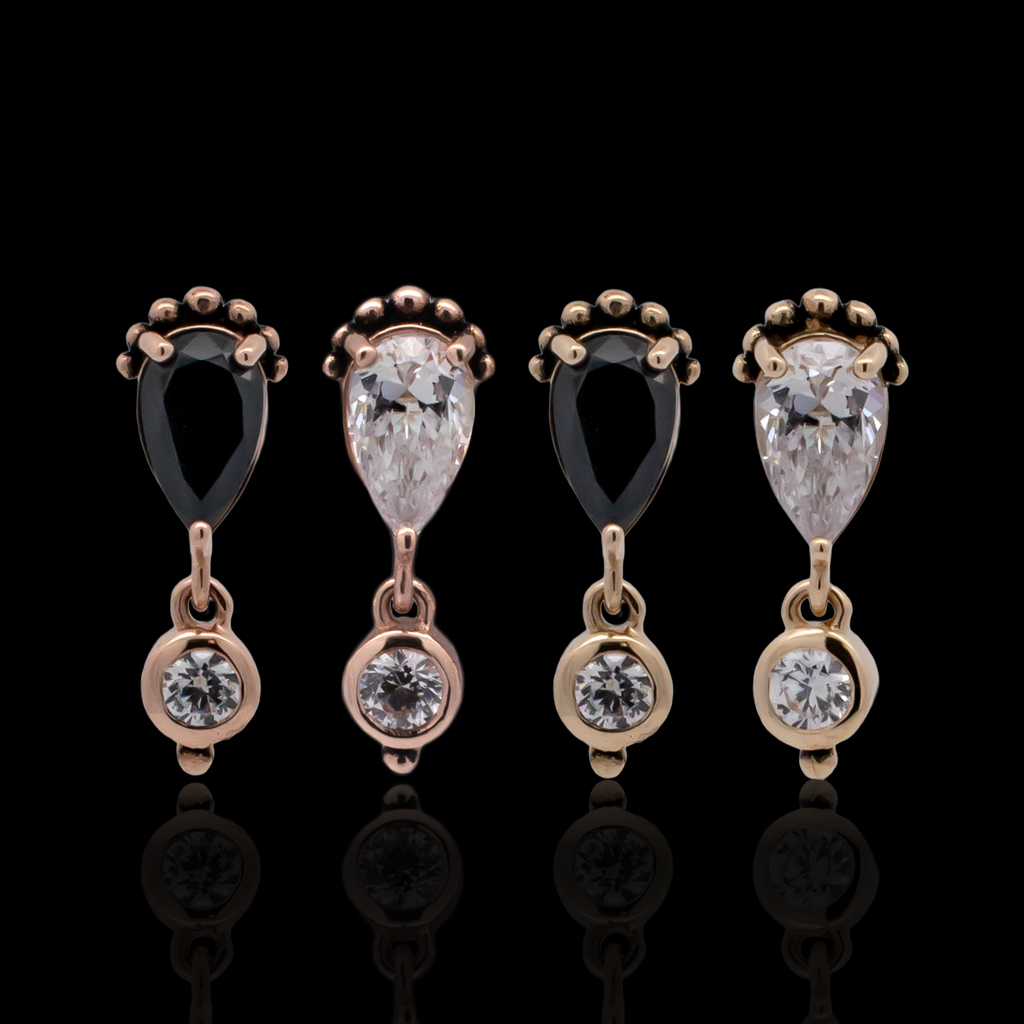 Verona - 14kt Gold Threadless End | Body Jewelry | Wiccan Center