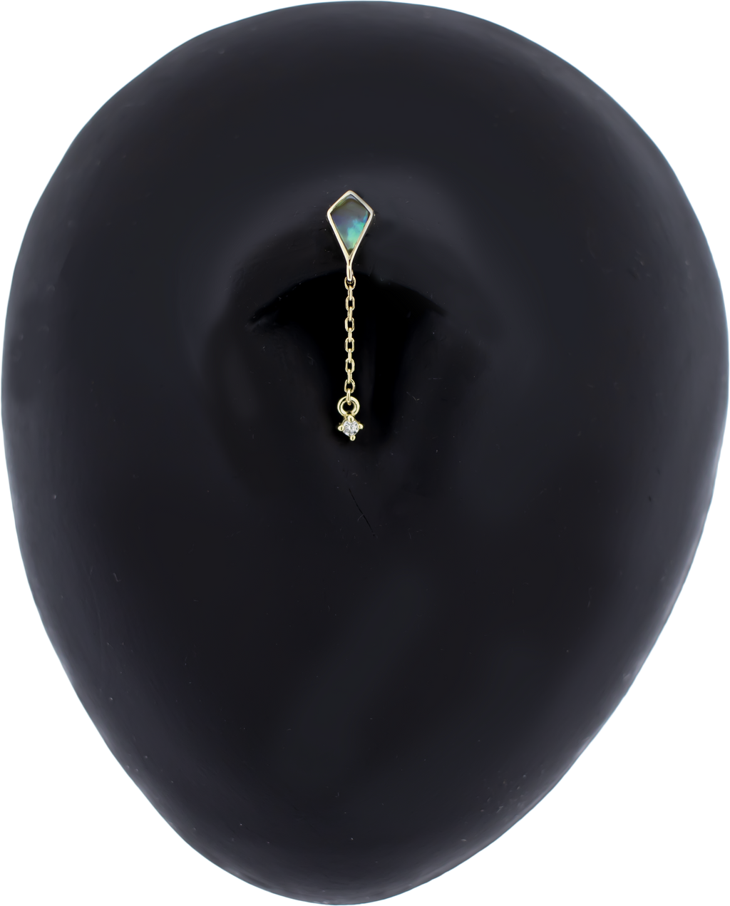 Luminara- 14KT Gold Threadless End | Threadless End | Wiccan Center