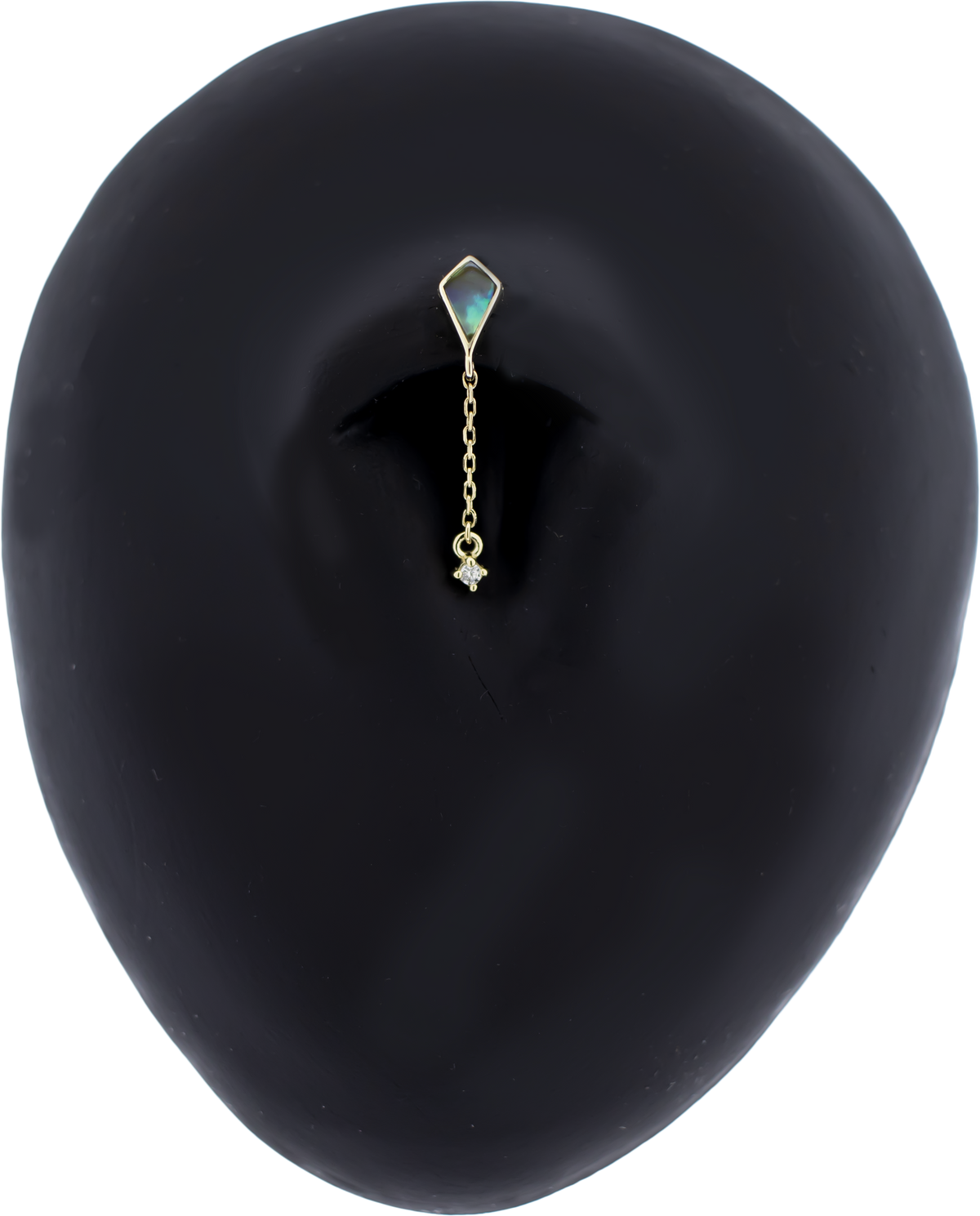 Luminara- 14KT Gold Threadless End | Threadless End | Wiccan Center