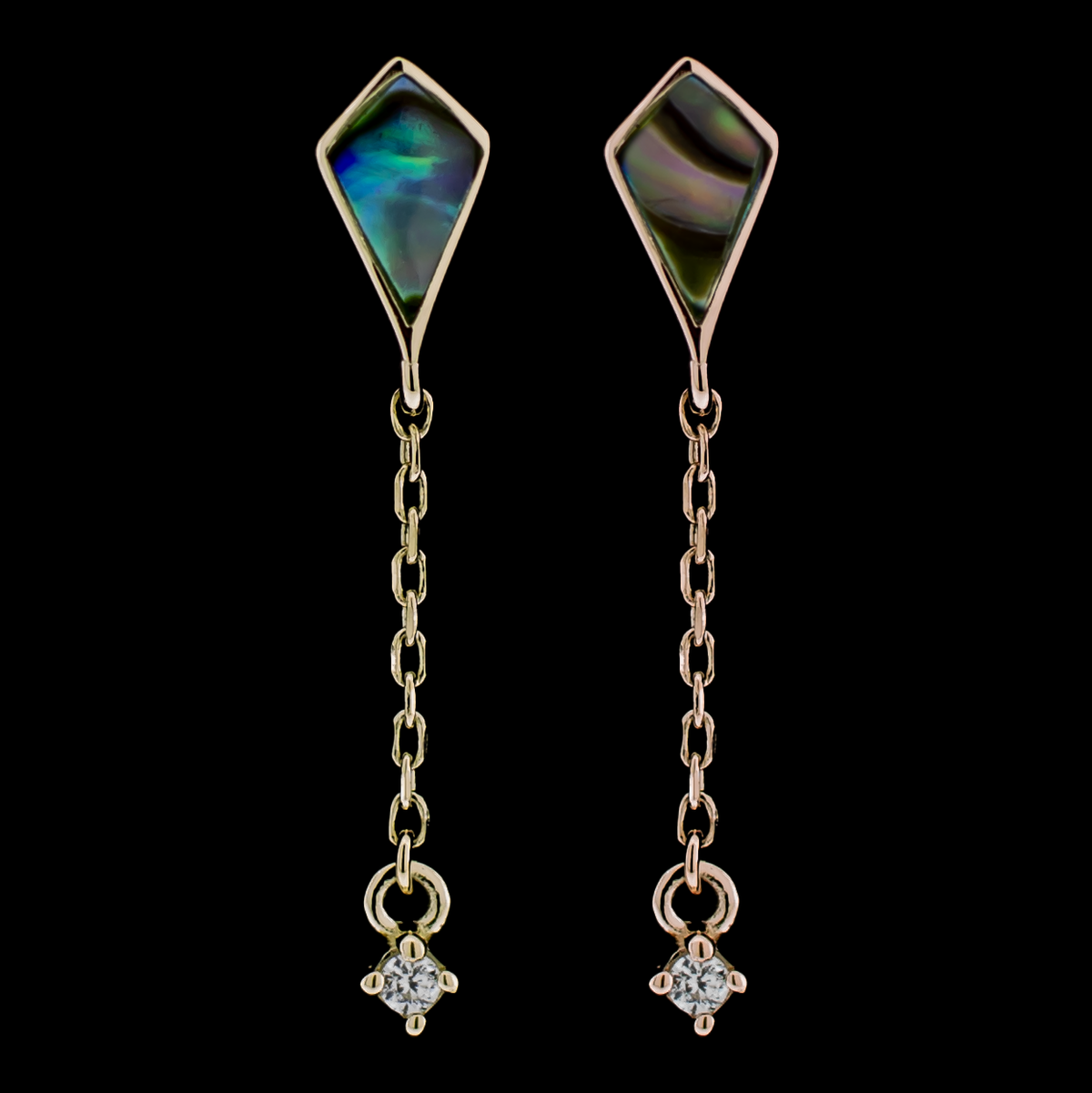 Luminara- 14KT Gold Threadless End | Threadless End | Wiccan Center