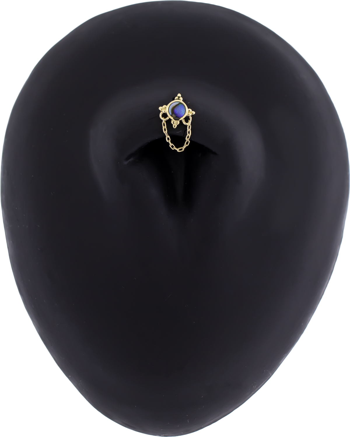 Opulenza- 14KT Gold Threadless End | Body Jewelry | Wiccan Center