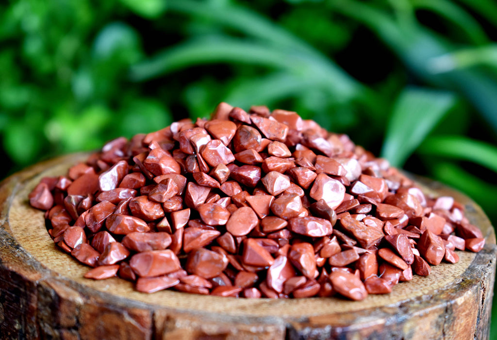 Red Jasper Crystal Chips. | gemstone chips | Wiccan Center