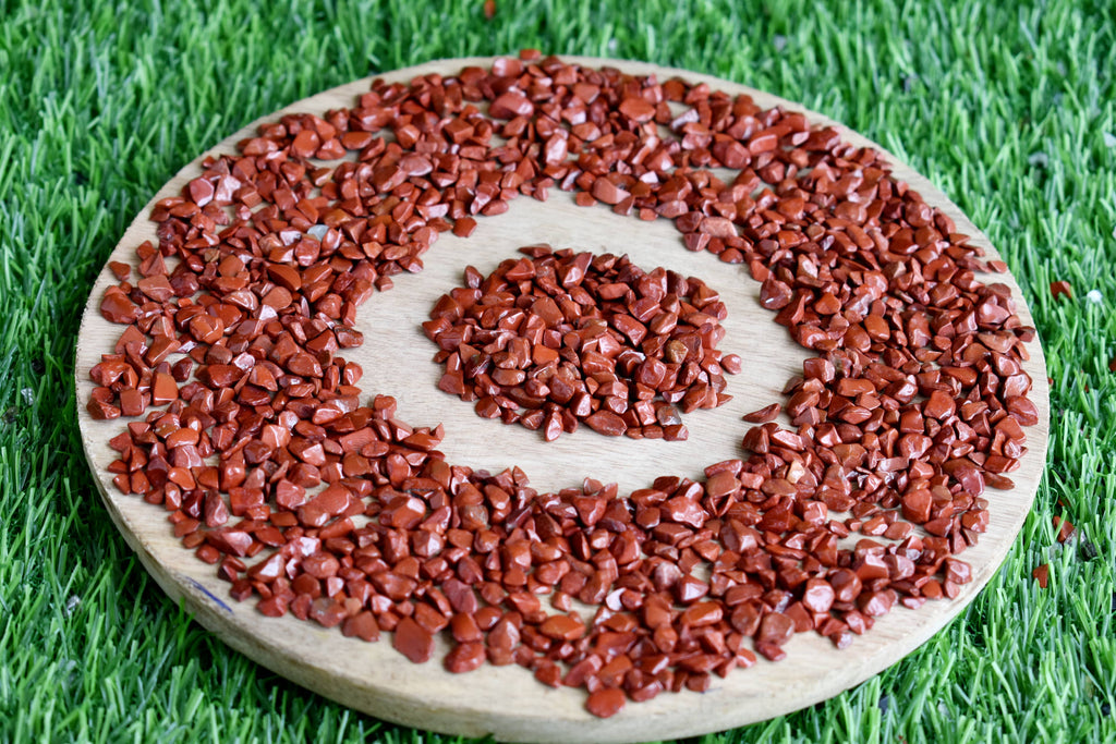 Red Jasper Crystal Chips. | gemstone chips | Wiccan Center