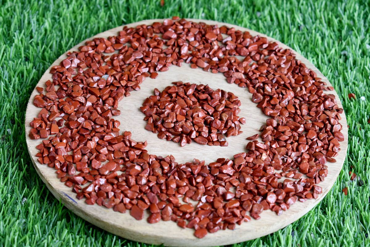 Red Jasper Crystal Chips. | gemstone chips | Wiccan Center