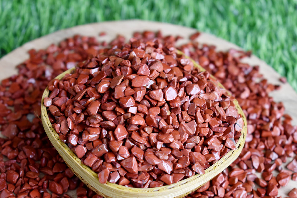 Red Jasper Crystal Chips. | gemstone chips | Wiccan Center