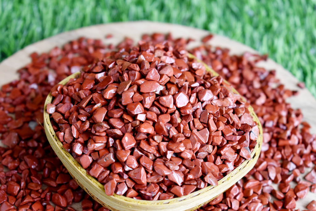 Red Jasper Crystal Chips. | gemstone chips | Wiccan Center